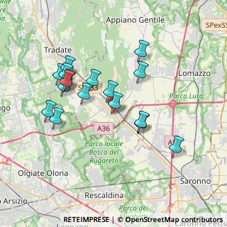 Mappa Via Santa Maria, 22076 Mozzate CO, Italia (3.49941)