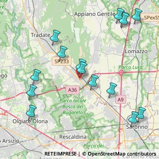 Mappa Via Santa Maria, 22076 Mozzate CO, Italia (5.11533)