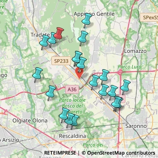 Mappa Via Santa Maria, 22076 Mozzate CO, Italia (3.9605)
