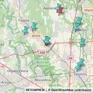 Mappa Via Santa Maria, 22076 Mozzate CO, Italia (4.99364)
