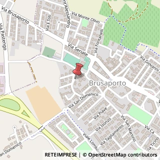 Mappa Via N. Sauro, 5, 24060 Brusaporto, Bergamo (Lombardia)