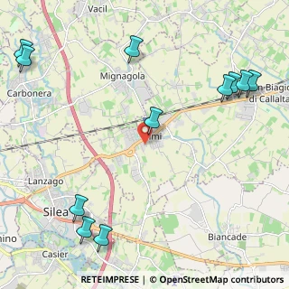 Mappa Via Daniele Manin, 31048 San Biagio di Callalta TV, Italia (3.01636)