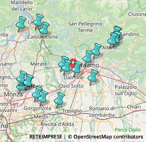Mappa Via Maestri del Lavoro, 24048 Treviolo BG, Italia (16.9195)