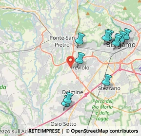 Mappa Via Maestri del Lavoro, 24048 Treviolo BG, Italia (4.38455)