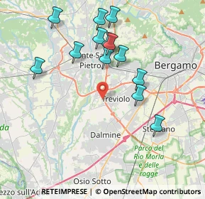Mappa Via Maestri del Lavoro, 24048 Treviolo BG, Italia (3.91692)