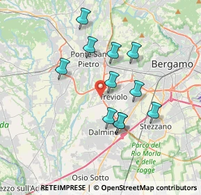 Mappa Via Maestri del Lavoro, 24048 Treviolo BG, Italia (3.11727)