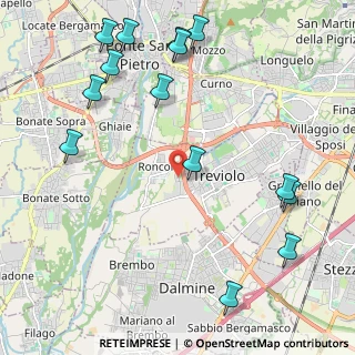 Mappa Via Maestri del Lavoro, 24048 Treviolo BG, Italia (2.69429)