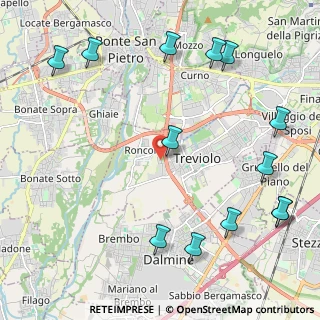Mappa Via Maestri del Lavoro, 24048 Treviolo BG, Italia (2.80923)