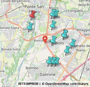 Mappa Via Maestri del Lavoro, 24048 Treviolo BG, Italia (1.84846)