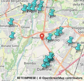 Mappa Via Maestri del Lavoro, 24048 Treviolo BG, Italia (2.4305)