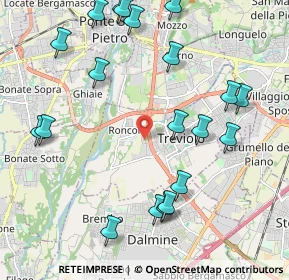 Mappa Via Maestri del Lavoro, 24048 Treviolo BG, Italia (2.4595)