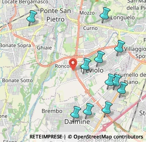 Mappa Via Maestri del Lavoro, 24048 Treviolo BG, Italia (2.37)