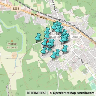 Mappa Via San Rocco, 21011 Casorate Sempione VA, Italia (0.275)