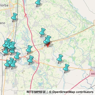 Mappa Via Antonio Ligabue, 31048 San Biagio di Callalta TV, Italia (5.8375)