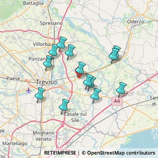 Mappa Via Antonio Ligabue, 31048 San Biagio di Callalta TV, Italia (6.44846)