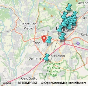 Mappa Via Alcide De Gasperi, 24048 Treviolo BG, Italia (4.41333)