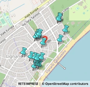 Mappa Arco del Maestrale, 33054 Lignano Sabbiadoro UD, Italia (0.4085)