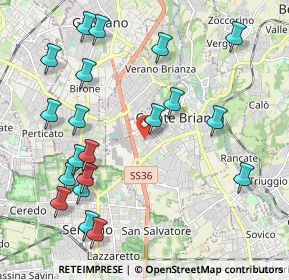 Mappa Via Goito, 20841 Carate Brianza MB, Italia (2.3845)