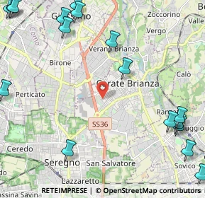 Mappa Via Goito, 20841 Carate Brianza MB, Italia (3.34944)