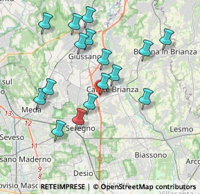 Mappa Via Goito, 20841 Carate Brianza MB, Italia (3.7825)