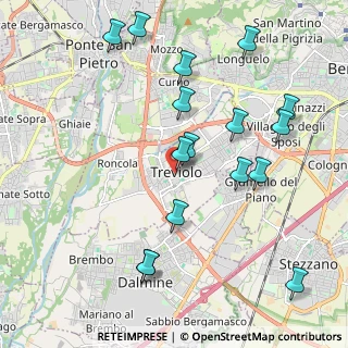 Mappa Piazza della Libertà, 24048 Treviolo BG, Italia (2.23563)