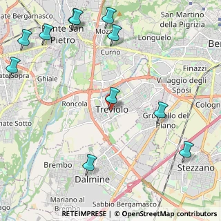 Mappa Piazza della Libertà, 24048 Treviolo BG, Italia (2.94636)