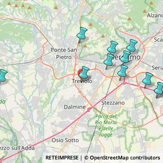 Mappa Piazza della Libertà, 24048 Treviolo BG, Italia (5.14455)