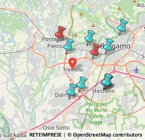 Mappa Piazza della Libertà, 24048 Treviolo BG, Italia (3.49091)