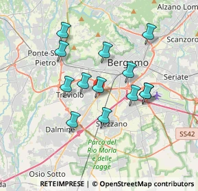 Mappa Via Donato Peliciolo, 24127 Bergamo BG, Italia (3.05615)