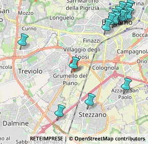 Mappa Via Donato Peliciolo, 24127 Bergamo BG, Italia (2.97353)