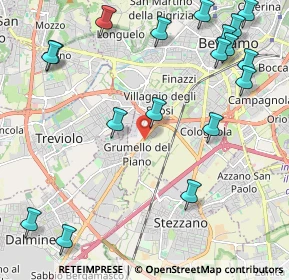 Mappa Via Donato Peliciolo, 24127 Bergamo BG, Italia (2.76889)
