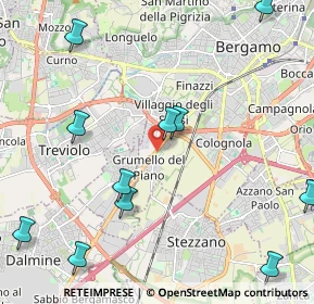 Mappa Via Donato Peliciolo, 24127 Bergamo BG, Italia (2.69545)