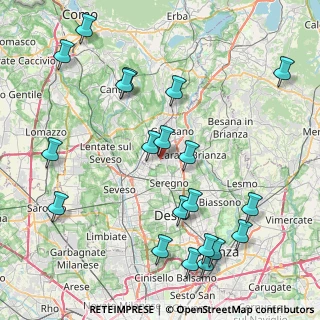 Mappa Via Bolzano, 20833 Giussano MB, Italia (9.84)