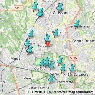 Mappa Via Bolzano, 20833 Giussano MB, Italia (2.3095)