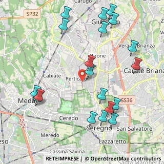 Mappa Via Bolzano, 20833 Giussano MB, Italia (2.46053)