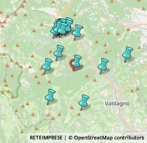 Mappa Località Spaccata, 36076 Recoaro Terme VI, Italia (3.686)