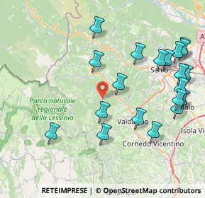 Mappa Località Spaccata, 36076 Recoaro Terme VI, Italia (9.3405)