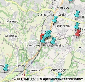 Mappa Via N. Copernico, 23875 Osnago LC, Italia (2.70462)