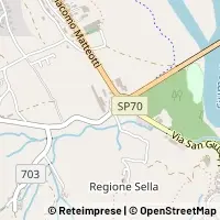Mapa Serravalle Sesia