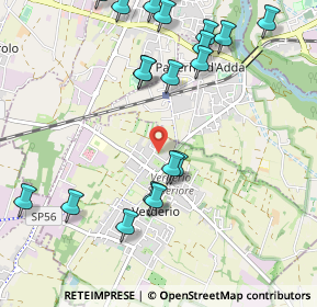 Mappa Via Sala Monsignore Benvenuto, 23878 Verderio Superiore LC, Italia (1.218)
