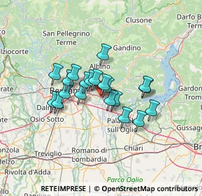 Mappa 24060 Montello BG, Italia (9.465)