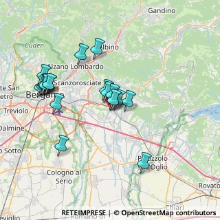 Mappa 24060 Montello BG, Italia (7.072)