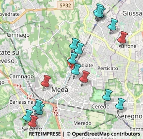 Mappa Via Valtellina, 20036 Meda MB, Italia (2.35353)