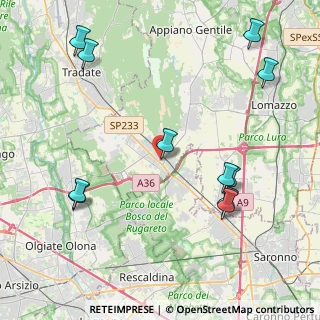 Mappa Via Sandro Pertini, 22076 Mozzate CO, Italia (5.03182)