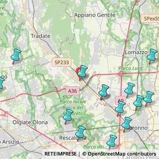 Mappa Via Sandro Pertini, 22076 Mozzate CO, Italia (6.00714)