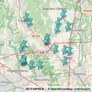 Mappa Via Sandro Pertini, 22076 Mozzate CO, Italia (4.3375)