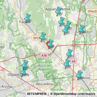 Mappa Via Sandro Pertini, 22076 Mozzate CO, Italia (4.67615)
