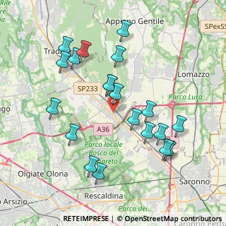 Mappa Via Sandro Pertini, 22076 Mozzate CO, Italia (3.9605)
