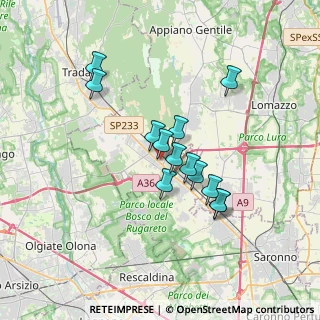 Mappa Via Sandro Pertini, 22076 Mozzate CO, Italia (2.80846)