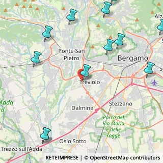 Mappa Via Delle Valli, 24048 Treviolo BG, Italia (6.09833)